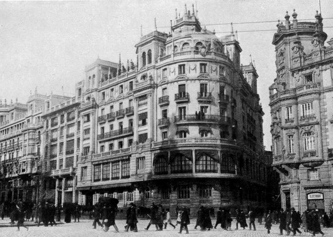 Gran Vía nº2 Edificio Gran Peña en 1916